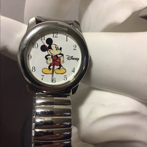 Authentic Disney Watch.  Silver expansion bracelet